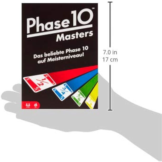 rayihni FPW34 PHASE 10 MASTERS CARD GAME (COVER MAY VARY) - Image 3